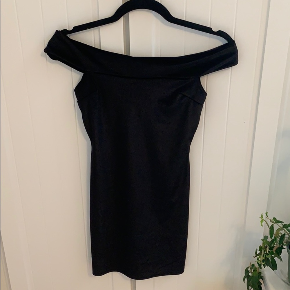 Urban outfitters little black velvet dress